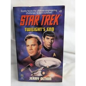 Pocket Books Star Trek Book Twilight's End Jerry Oltion #77 Sci-Fi Paperback